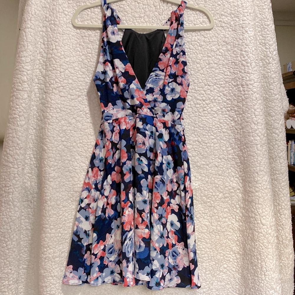 Express Floral Wedding Guest Dress